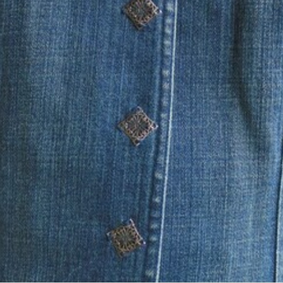 Western style beaded denim jacket - Picture 8 of 9